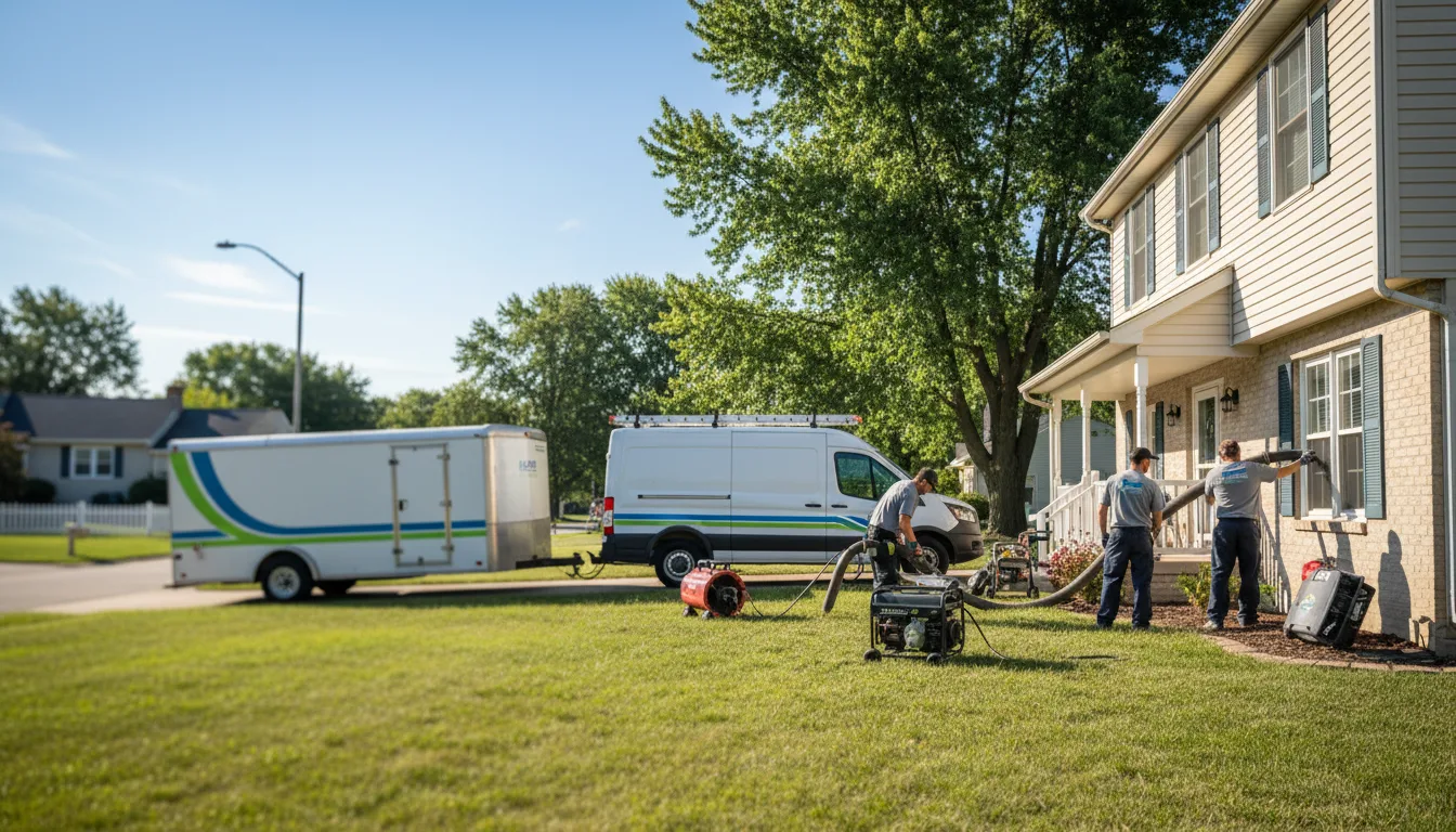 Flooded Basement Restoration And Cleanup With Repair in Lansford, ND near me